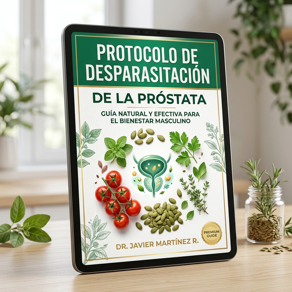 Mockup del Protocolo de Desparasitación de la Próstata